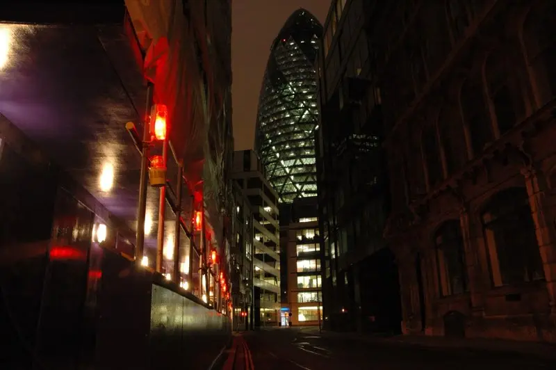 Backstreet with the Gherkin | 2008 | London, UK