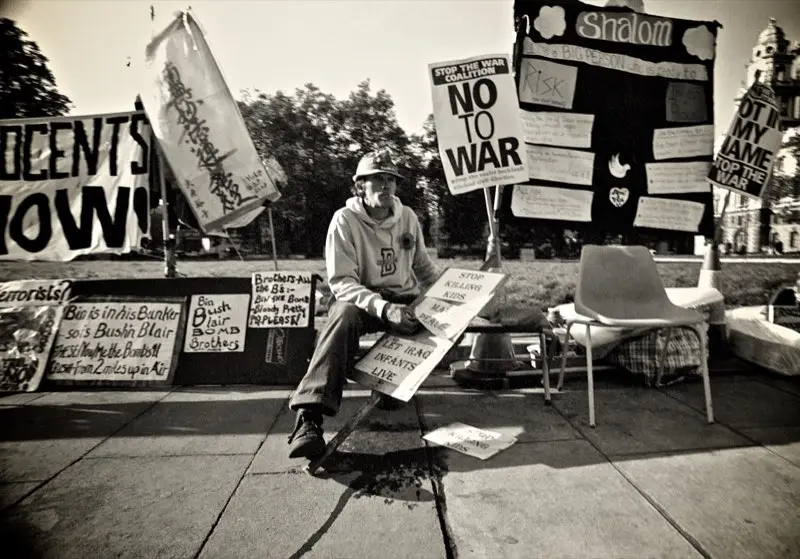 Anti-war demonstration | 2002 | London, UK