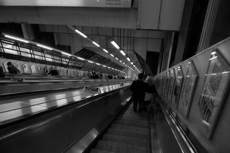 Subway escalator | 2008 | London, UK